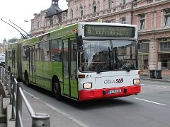 GE112 214 Bus 214 in der Theatergasse. Bus 214 in Theatergasse.