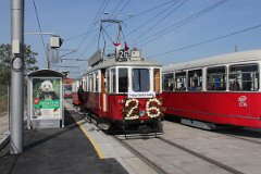 8754_86 Am Eröffnungstag waren auch Nostalgiestraßenbahnen unterwegs (Typ M). On that opening day also historic trams were on the way (Type M).