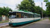 8805_57 In Braila fahren sie seit 2005 10 der ursprünglich 35 Fahrzeuge. Of the series of 35 trams some 10 came to Braila in 2005.