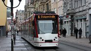 8441_92 Seit dem Jahr 2000 fahren in Erfurt auch Combinos. Since 2000 in Erfurt are trams of type Combino in service.
