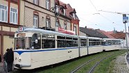 8442_71 Die vierachsigen Gotha G4-65 sind 21,7 m lang, haben eine Masse von 21,9 Tonnen und bieten 50 Sitzplätze. These four-axle trams of type Gotha G4-65 are 21.7 m...
