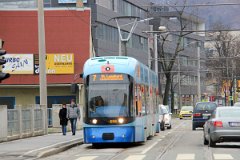 IMG_3387 Insgesamt wurden 18 Cityrunner im Jahr 2001 nach Graz geliefert. A total of 18 Cityrunner trams came to Graz in 2001.