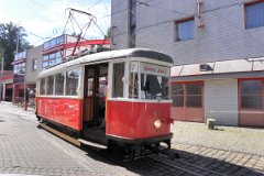 P8283603 Diese Straßenbahn der Type MT6 stammt aus dem Jahr 1953. This tram of type MT6 is from 1953.