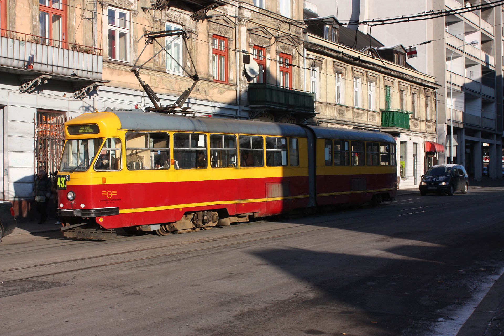 Konstal 803N Die Konstal 803N waren von 1973 bis 2012 im Einsatz. Konstal 803N trams were in service from 1973 to 2012.