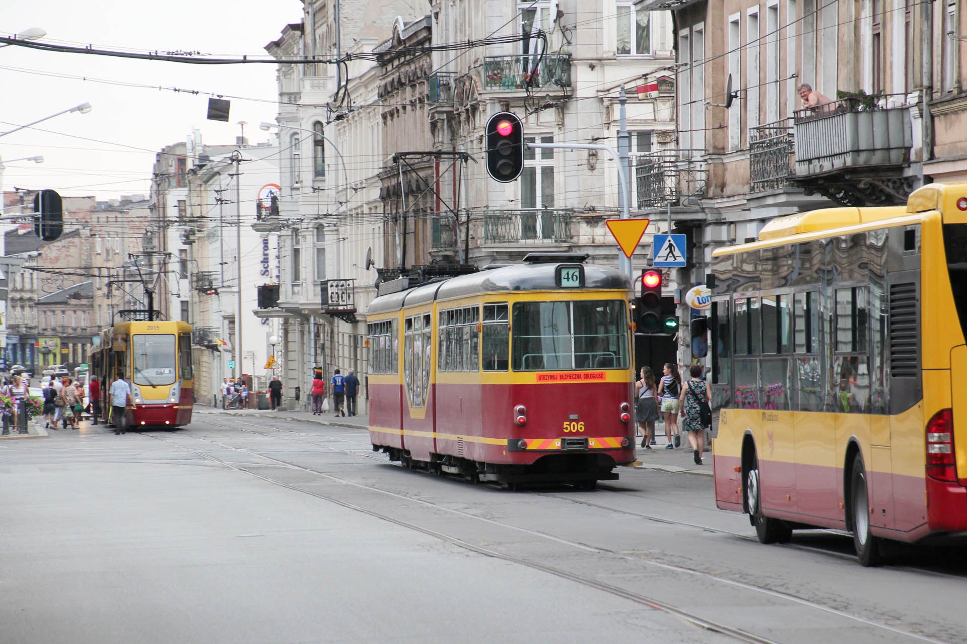 GT8N 506 ex Rhein-Neckar Von ihnen fuhren 10 Stück in Łódź. There were 10 trams of this type in service in Łódź.