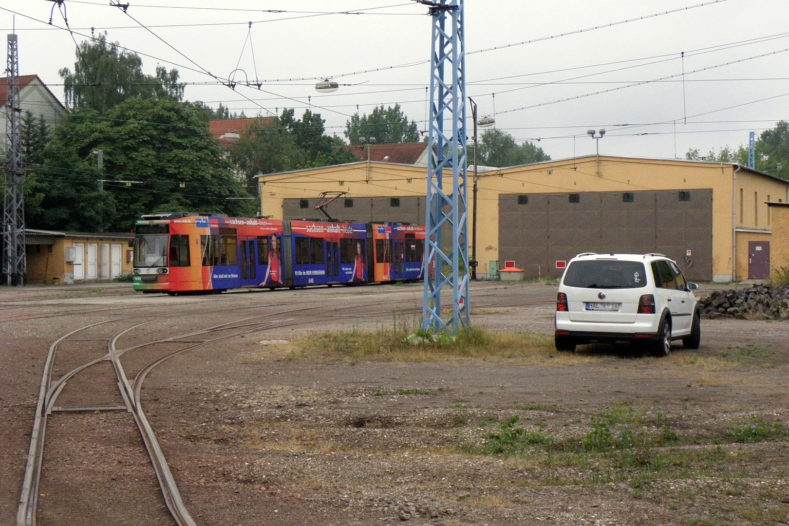 Merseburg Straßenbahn tram Halle an der Saale