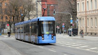 Typ S die Straßenbahn aus den frühen 2010er Jahren the trams from the early 2010s