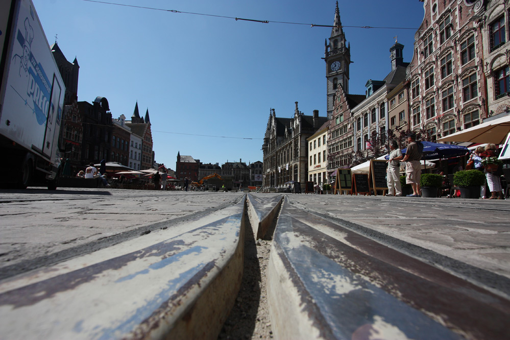 Gent City tram Ghent