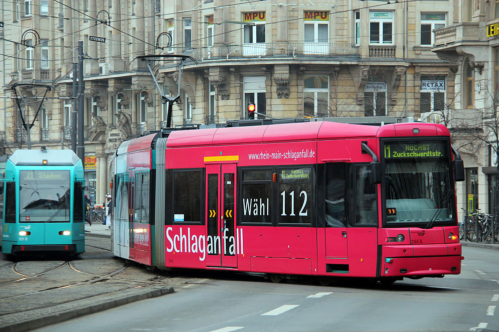 Frankfurt Main Typ S Straßenbahn tram