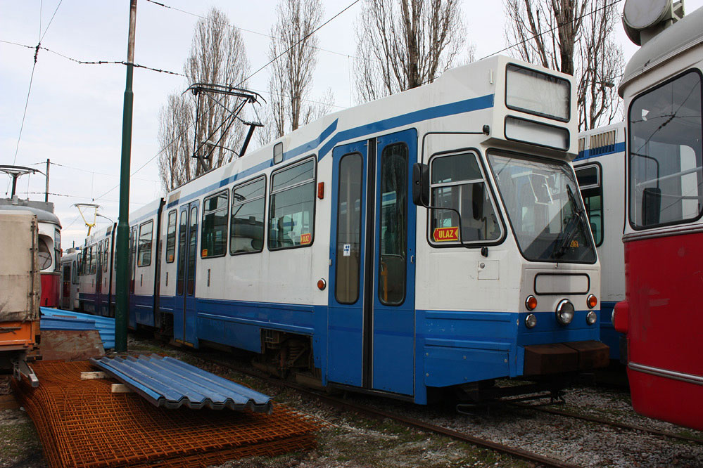 Remise Depot Betriebshof ex Amsterdam Straßenbahn Tram Sarajevo