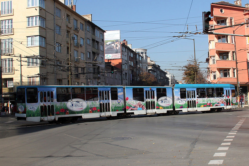 Sofia Straßenbahn tramway T8M-900M