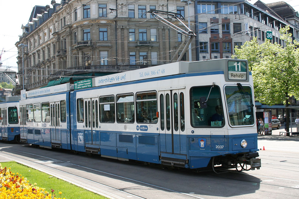 Zurich Be 4/6 Tram2000