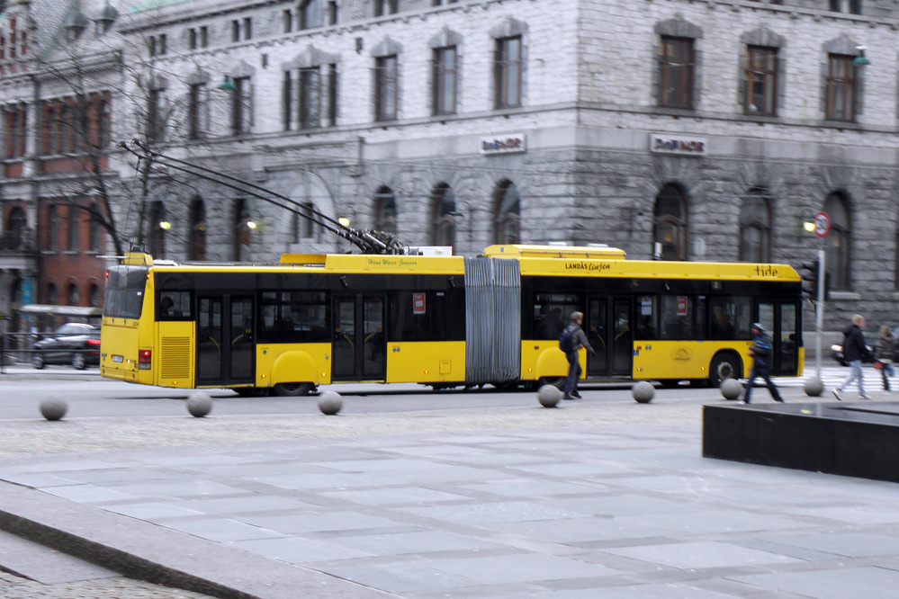 Bergen trolleybus O-Bus Troleybuss