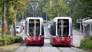 Typ D 301 Wien Zuerst kamen die D auf der - im September 2019 eingestellten - Linie 67 zum Einsatz. Type D trams entered service first on line 67, which ceased service in...