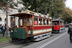Typ A 7m Gebaut 1896 von der k.k. priv. Wagenfabrik Johann Weitzer, Graz war diese Straßenbahn in Wien als Typ A unterwegs. Built in 1896 from the k.k. priv. Wagenfabrik...