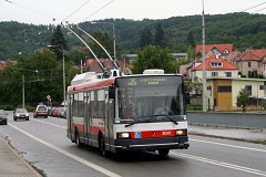 Škoda 21Tr 3041 Brünn ist der größte Betreiber von Škoda 21Tr O-Bussen mit insgesamt 60 Fahrzeugen. Brno is the biggest user of Škoda 21Tr trolley buses with some 60 vehicles...