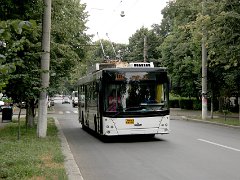 MAZ 203T 1405 Sie kommen auf beiden Linien (102 und 104), die eine Gesamtlänge von 34,5 km haben, zum Einsatz. These trolleybuses are in service on both lines (102 and 104)....