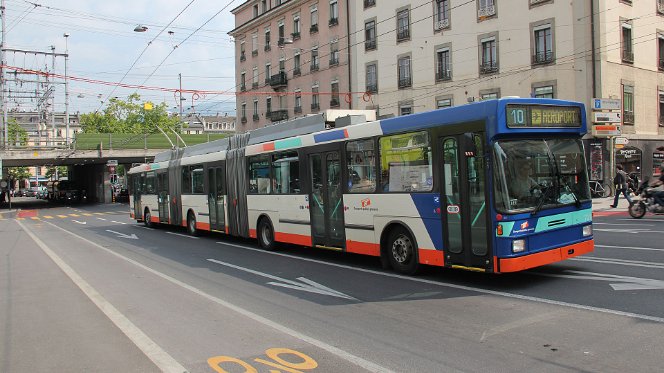 BGT-N2 DIe BGT-N bilden die erste Generation von Niederflur-O-Bussen in Genf. These buses are the first generation of low floor...