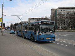8458_63 Sie kamen nach der Auflassung des O-Busbetriebs in Lugano 2001 nach Rumänien. They came to romania after the discontinuation of the trolleybus system in Lugano...