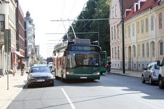 8323_38 2003 wurde der kleinste O-Busbetrieb der Welt in Landskrona eröffnet. 2003 the smallest Trolleybus service in the world was opened.