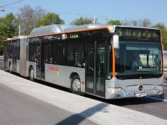 Mercedes Citaro G CNG 308 Bis 2012 wurden 74 Gelenkbusse (301-374) nach Linz gebracht. Till 2012 some 74 of them came to Linz. The numbers are 301-374.