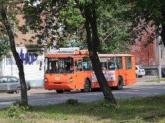 VZTM 5284 132 Von den VZTM-5284 sind in Perm nur drei unterwegs. Of type VZTM-5284 buses are only three in service in Perm.