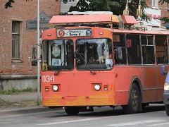 ZiU-682 034 Die ZiU-682 bilden das Rückgrat der O-Bus-Flotte. ZiU-682 are the backbone of the trolley bus fleet.