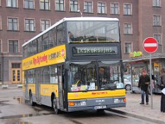 8621_83 Diese ehemals Berliner Doppelstockbus wiird für Stadtrundfahrten eingesetzt. Ths former Berlin double-decker is now in use as a sightseeing bus.