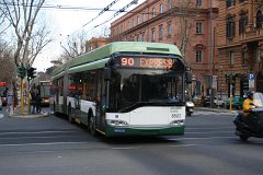 Roma trolley bus filobus Dazu wurden 30 O-Busse des type Solaris Trollino 18 mit der elektrischen Ausrüstung von Ganz angeschafft. Some 30 buses of type Solaris Trollino 18 (in...