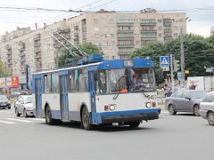 8570_52 Die ersten ZIU-9 kamen 1972 nach Leningrad (so der damalige Name des heutige St .Petersburg). The first ZIU-9 trolley buses came to Leningrad (the former name...