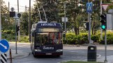 9137_149 Bei der Alberto Goštauto gatvė (benannt nach einem litauischen Großkanzler) sahen wir alte Bekannte, die Solaris Trollino 15AC. At the Alberto Goštauto gatvė...