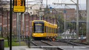 9129_766 Zu Beginn wurden die neuen Straßenbahnen auf der Linie 2 eingesetzt. At the beginning, the new trams were used on line 2.