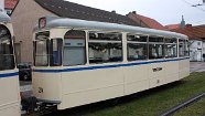 8442_74 Dieser Beiwagen Gotha B2-64 sind 10,9 m lang und hat 20 Sitzplätze. This trailer of type Gotha B2-64 is 10.9 m long and has 20 seats.