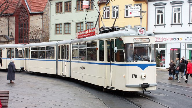 Gotha historische Straßenbahnen historic trams
