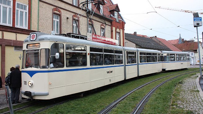 Gotha historische Straßenbahnen historic trams