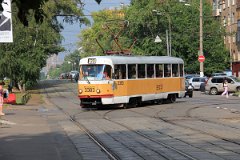8640_61 Die Tatra T3SU sind in Moskau seit 1963 im Einsatz. Tatra T3SU trams are in service in Moscow since 1963.