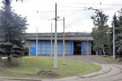 P8273323 Die Remise in Litvinov. The Litvinov depot.
