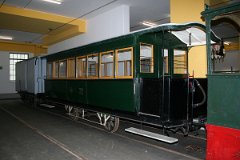 8213_95 Dieser Dampftramway-Beiwagen wurde 1886 gebaut und war bis 1955 im Passagiereinsatz. This trailer for the steam tramway was built in 1886 and in regular service...