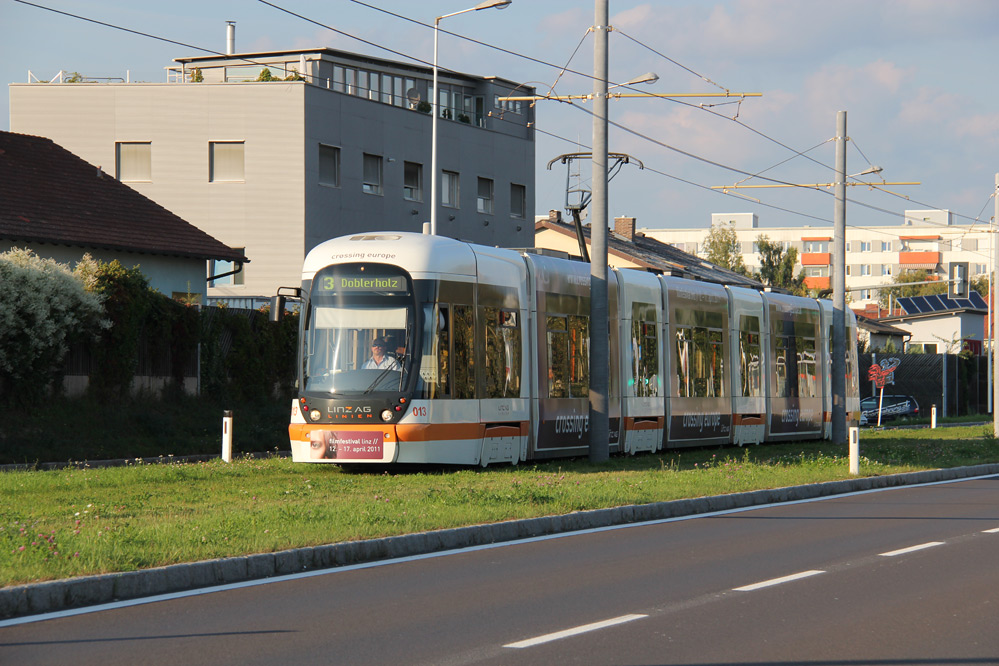 neue Strecke der Linie 3 - new line 3 tracks - Leonding