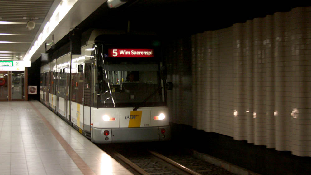 tram in tunnel