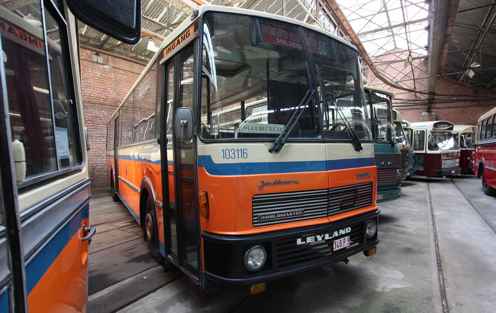 Buses in Antwerpen tram museum