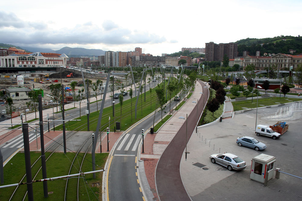 Bilbao CAF Straßenbahn tram