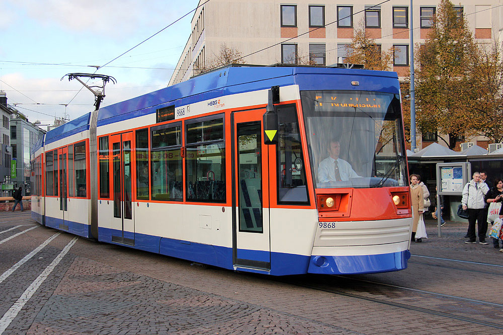 Darmstadt ST13 Straßenbahn tram