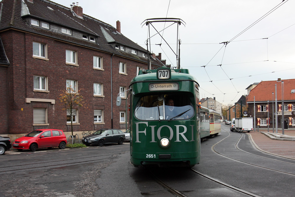 Dusseldorf GT8 articulated tram