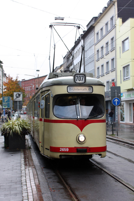 Dusseldorf GT8 articulated tram