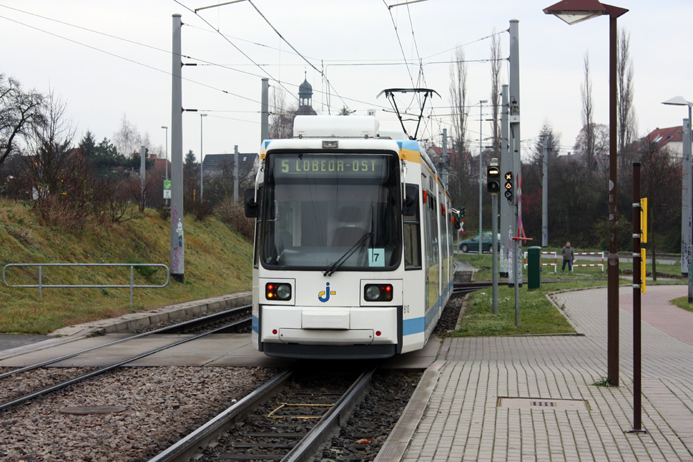 Jena tram type GT6M-ZR