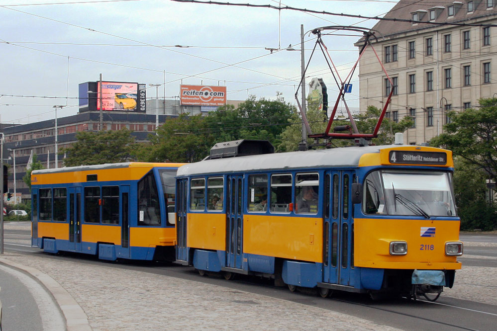 T4D-M tram Strassenbahn Leipzig