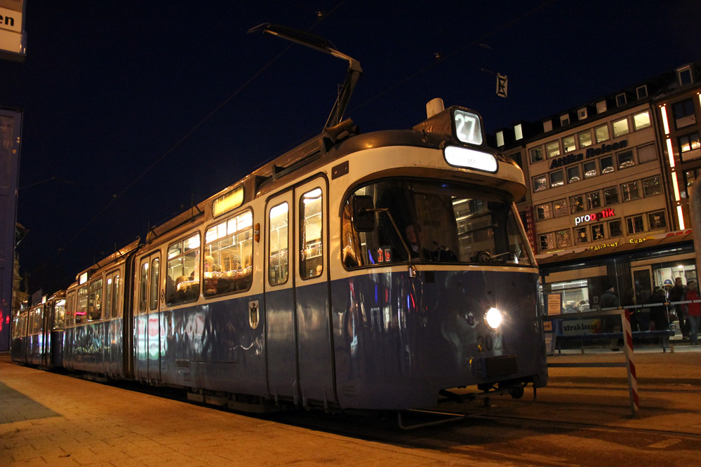 Trambahn München Typ P und/and p Munich tram