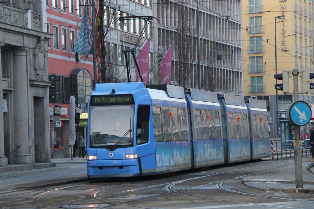 München Trambahn R3.3 Straßenbahn tram Munich
