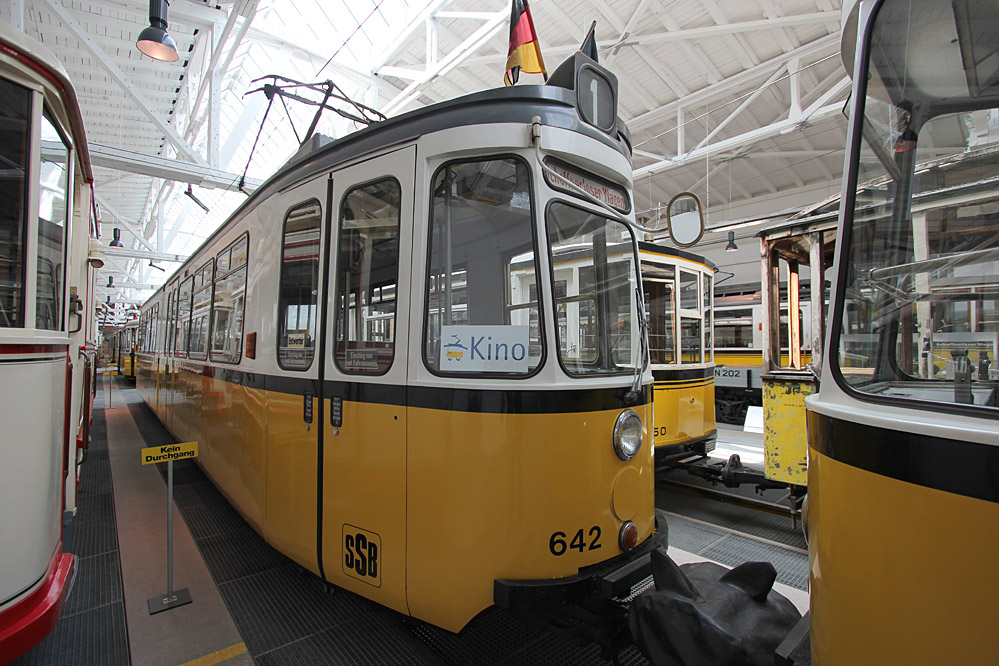 GT4 in Stuttgart tram museum
